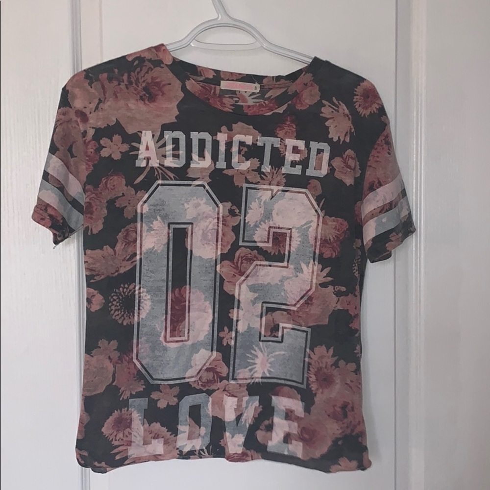 Pink crop top